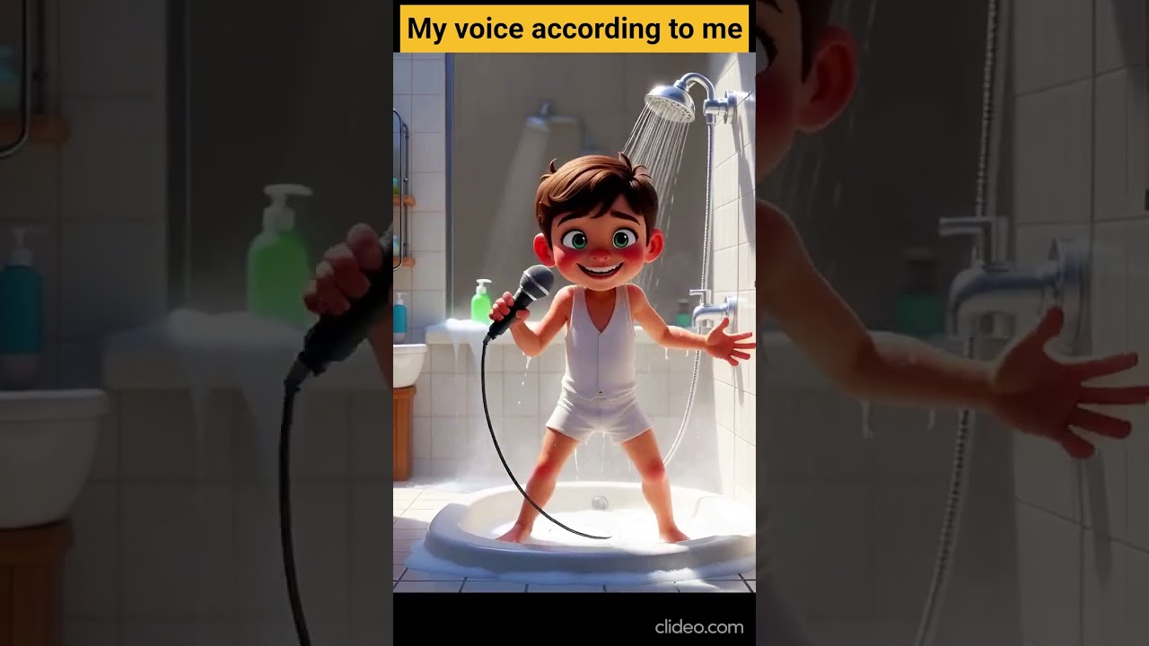My Voice according to me Vs Reality Check 🤐 Cartoon Video 
