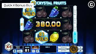 81 Crystal Fruits by Tom Horn Gaming Video Review | GamblerID screenshot 2