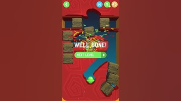 Dig it! Chapter 18 - Falling Down. Level 17 (Easiest & Fastes Way)