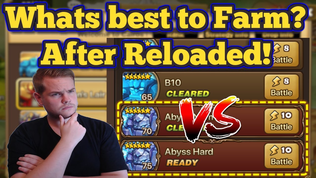 Old B12 VS Abbys Hard VS New B10 Whats Best to Farm? Summoners war
