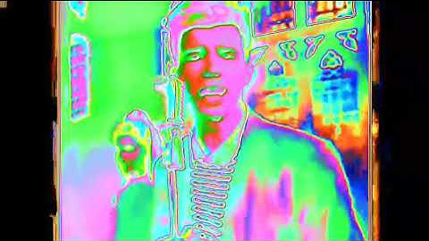 never gonna give you up but it is gradually slow down