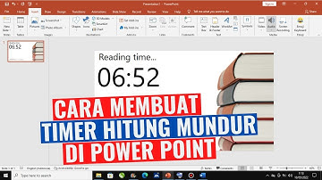 Cara Membuat Timer Hitung Mundur di Power Point