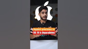 Unparalleled Apple’s Precision in iOS 18 #iphone #apple #ios