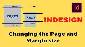 Changing Page size and Margin size in Indesign 2020