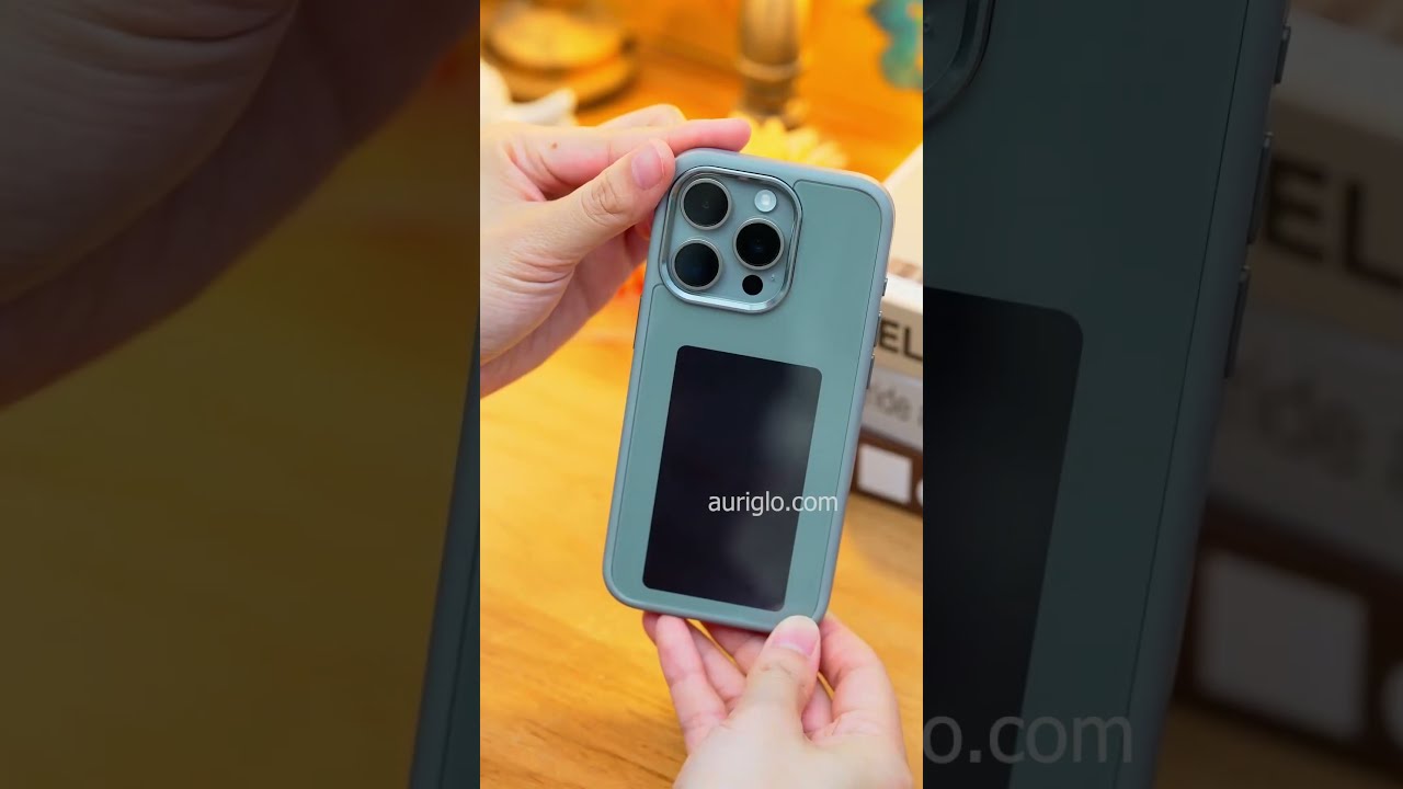 Auriglo Smart E Ink Phone Case For Iphone Series Nfccase Inkscreen Eink