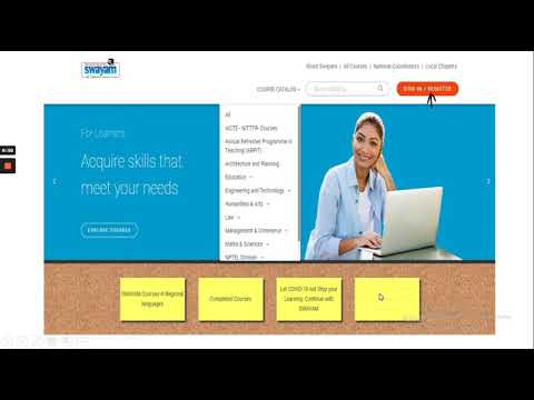 HOW TO LOG IN & STUDY COURSES IN SWAYAM PORTAL - DIET, SALEM, TN