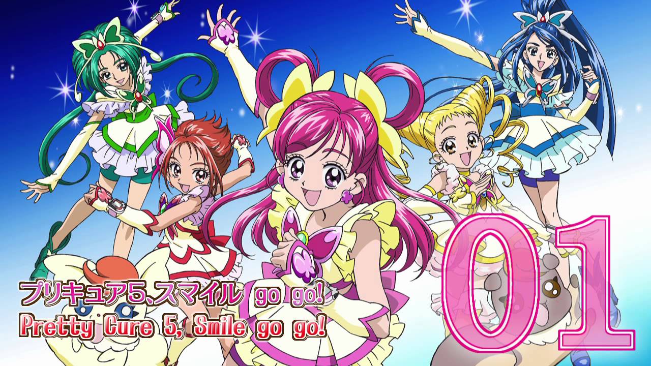 Yes Precure 5 Op Ed Theme Track01 Youtube