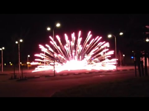 4" inch Shell Red Strobe - op de grond
