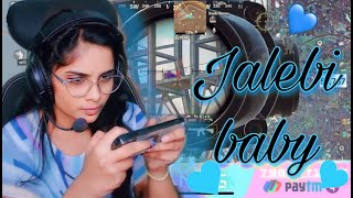 Jalebi baby 💃🏻❤️ | Girl gamer #bgmi #alexagaming #live #telugubgmi