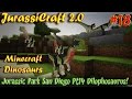 Minecraft Dinosaurs JurassiCraft 2.0 Ep18 Jurassic Park San Diego Pt13 Dilophosaurus