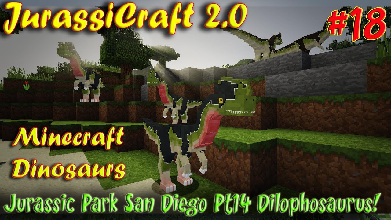 Minecraft Dinosaurs JurassiCraft 2.0 Ep18 Jurassic Park 