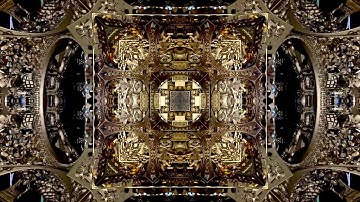 HyperMandala #5 (4D Mandelbox fractal)
