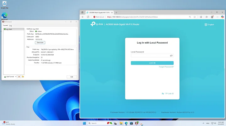 how to setup WireGuard server on TP-Link
