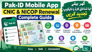 Pak - Id App: Cnic & Nicop Renewal Online Complete Step - By - Step Guide 2026