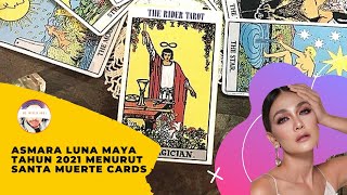 Prediksi asmara Luna Maya di tahun 2021 menurut Santa Muerte Tarot cards