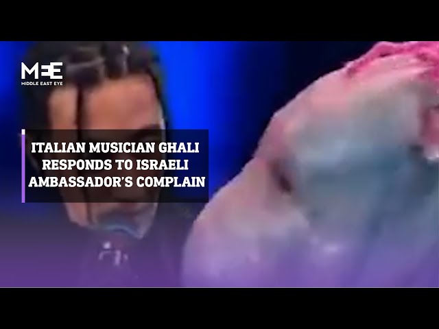 Italian musician Ghali responds to Israeli Ambassador’s complain class=