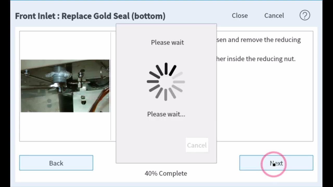 Perform Maintenance on Agilent 8890 GC Replace Gold Seal 2.5 firmware