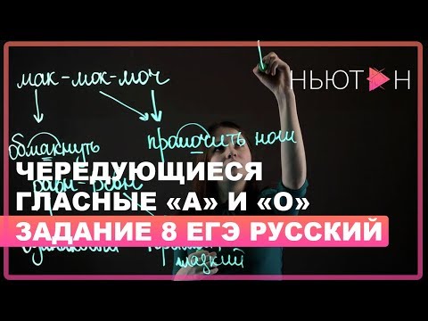 ПРАВОПИСАНИЕ ГЛАСНЫХ Чередование гласных А и О в корне зависящих от ЗНАЧЕНИЯ Задание 8 ЕГЭ Русский