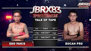Edo Pakis vs Bocah Pro | JBRX Sportainment vol.2