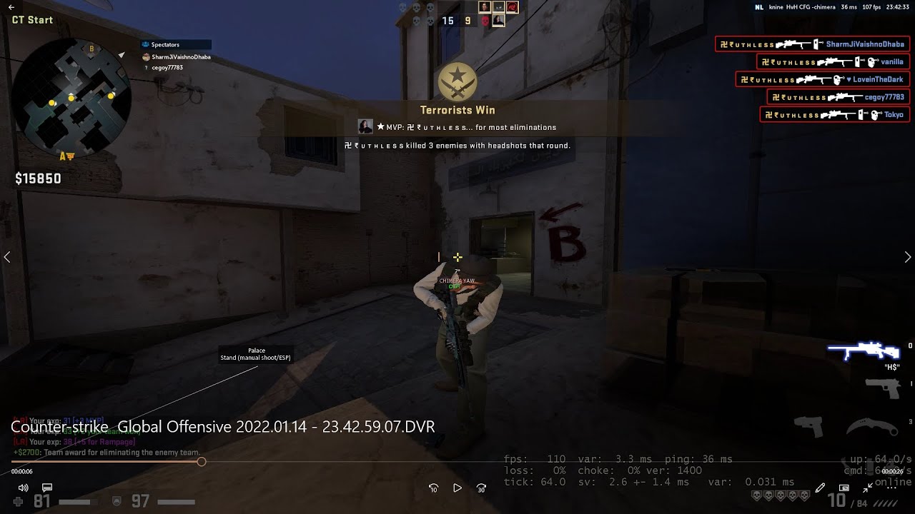 HvH Montage #1 | CS:GO ft. neverlose.cc, chimera - YouTube