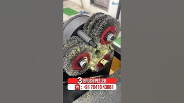 गन्ना सफ़ाई मशीन | Sugarcane Peeling Machine For Hygenic Sugarcane Juice #shorts