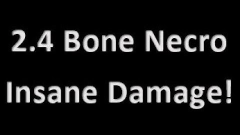 D2R PvP: 2.4 Bone Necro -- INSANE Damage!
