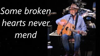 Don Williams Some broken hearts never mend (with lyrics) Resimi
