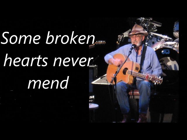 Don Williams Some broken hearts never mend (with lyrics) class=