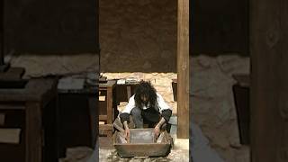 #SHORT | PAPEL CASERO con pelo de lobo y perro, trapos, lana y agua (Vídeo completo en mi canal)
