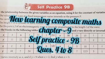 new learning composite mathematics class 8 self practice 9b | schand maths solutions class 8 ch- 9b