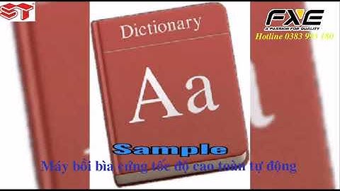 Cty FXE - Máy bồi bìa cứng tốc độ cao toàn tự động