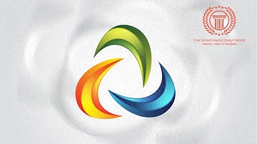 Tutorial illustrator for Beginners Easy 3D Logo Design | No CorelDRAW X6 | X7 | 3D Glossy Effect