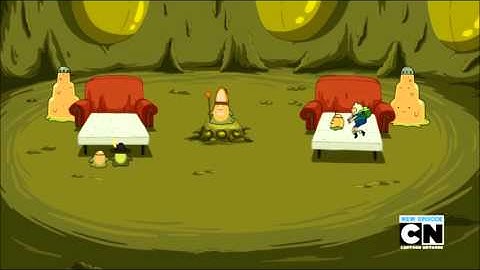 Finn and Slime Princess attempt to spoon.