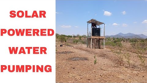 Solar Powered water pumping System