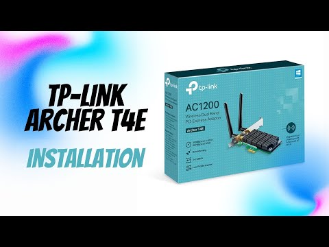 Unboxing & Installation of Tp-link Archer T4E Wireless Adapter