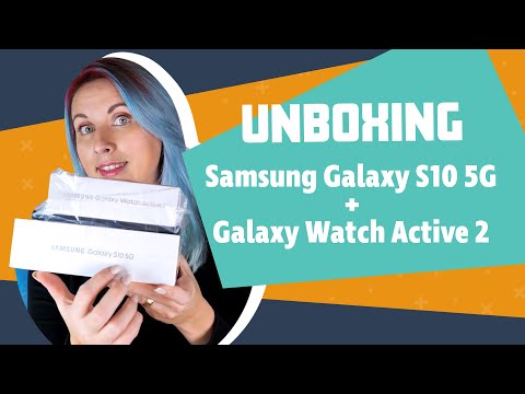 Unboxing Samsung Galaxy S10 5G și Galaxy Active 2