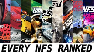Ranking ALL 23 Need For Speed Games From Worst To Best