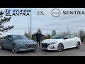 2021 Hyundai Elantra vs Nissan Sentra, that Elantra...