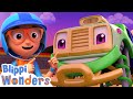 Blippi Meets a Monster Truck! | Blippi Wonders Magic Stories and Adventures for Kids | Moonbug Kids