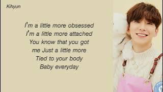 MONSTA X TIED TO YOUR BODY Easy Lyrics