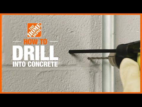 How to Drill Into Concrete | The Home Depot