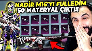 Nadi̇r M16Yi Fulledi̇m Kutu Açarken Uc Yükseldi̇ 50 Materyal Çikti Pubg Mobile