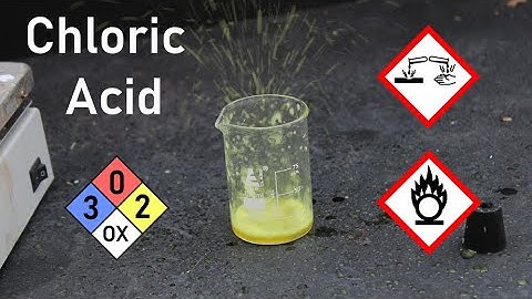 Chloric Acid and Chlorine Dioxide from Matches | Unstable, Dangerous, and Very Yellow!