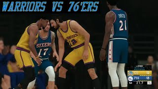 WARRIORS Vs 76ers So What'cha Want? Holdin' On! NBA2K19 Online