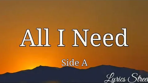 All I Need (Lyrics) Side A @lyricsstreet5409 #lyrics #opm #sidea  #opmlovesongs