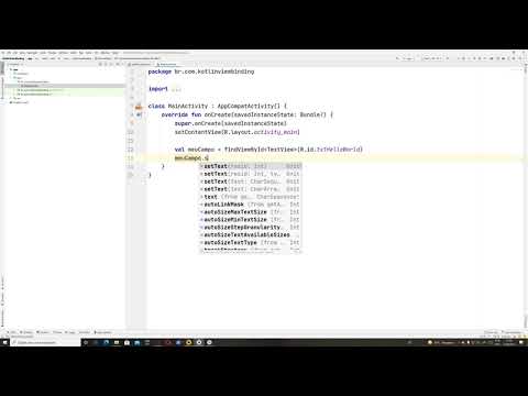#20 - Novo ViewBinding para Kotlin - Curso de Desenvolvimento de Aplicativos