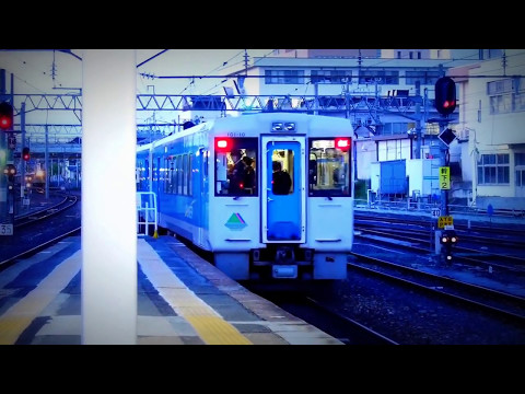 JR山形駅（当駅始発）より 左沢線 左沢行き 普通列車 出発動画