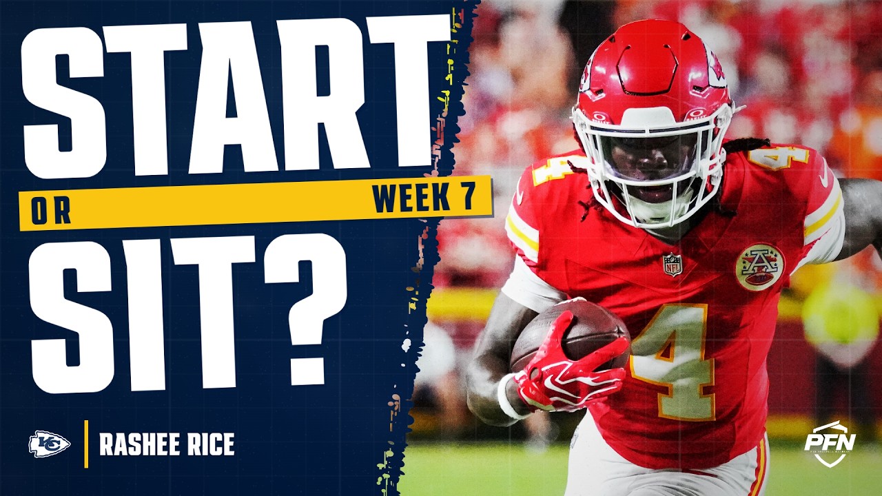 Week 7 Rashee Rice Fantasy Football Start or Sit 2026