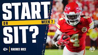 Week 7 Rashee Rice Fantasy Football Start or Sit 2026