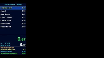 GBA Castlevania - Aria of Sorrow Debug in 8:55